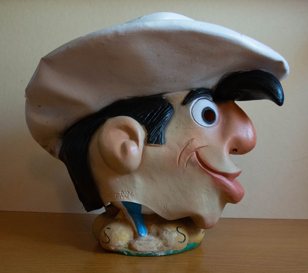 divers lucky luke cesar 1984 masque latex