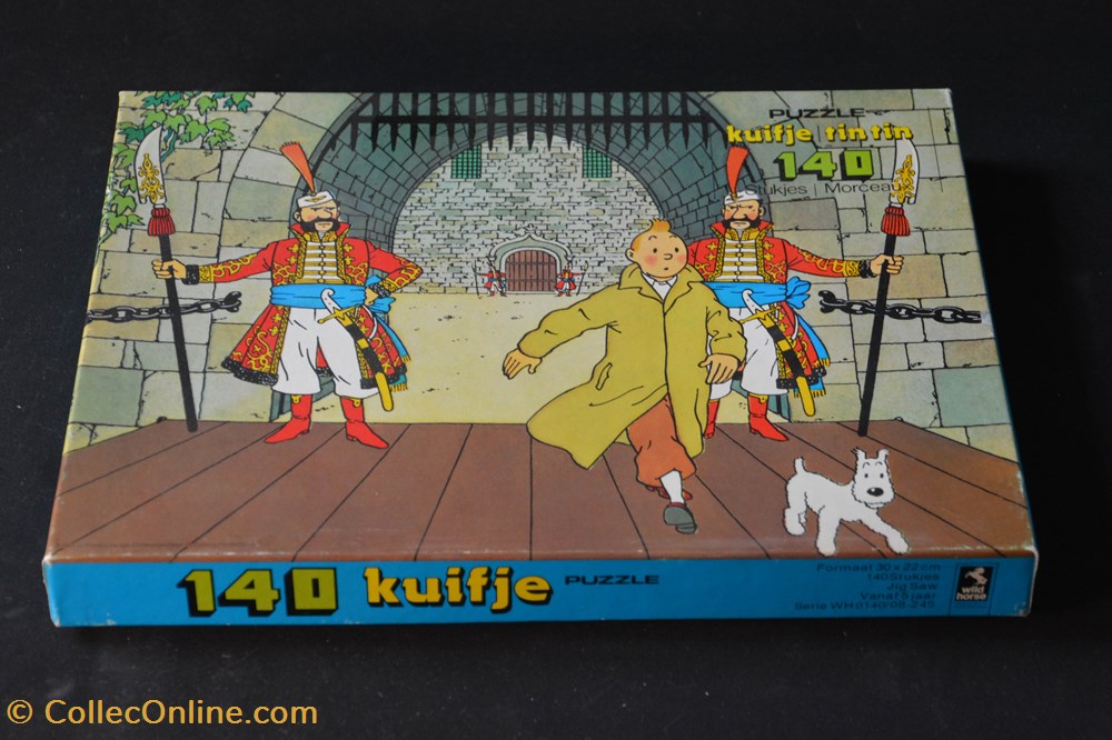 Wild Horse - 1981 - 140 pièces - Le sceptre d'Ottokar 5 jeux jouet puzzle wild horse 1981 140 pieces le sceptre ottokar