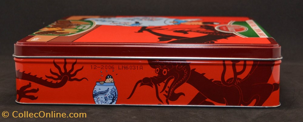 Delacre - 2006 - Version basse - Le Lotus bleu - Tintin potiche 5 diver delacre 2006 version basse le lotus bleu tintin potiche