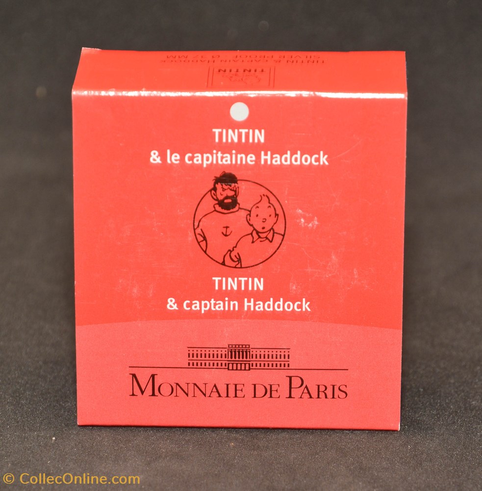 France - 2007 - 1,5€ - Tintin et le capitaine Haddock 3 monnaie france 2007 1 5 tintin et le capitaine haddock