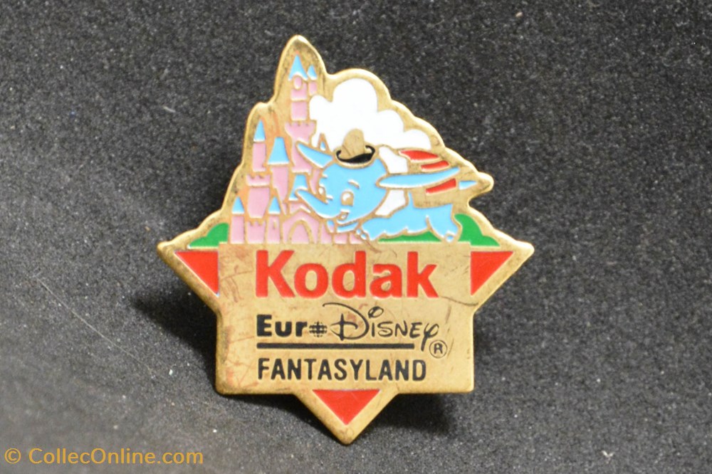 divers pin badges eurodisney kodak fantaisyland