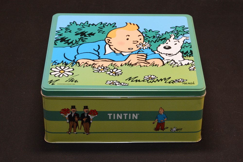 Delacre - 2005 - Campagne - Tintin couché 4 divers delacre 2005 campagne tintin couche
