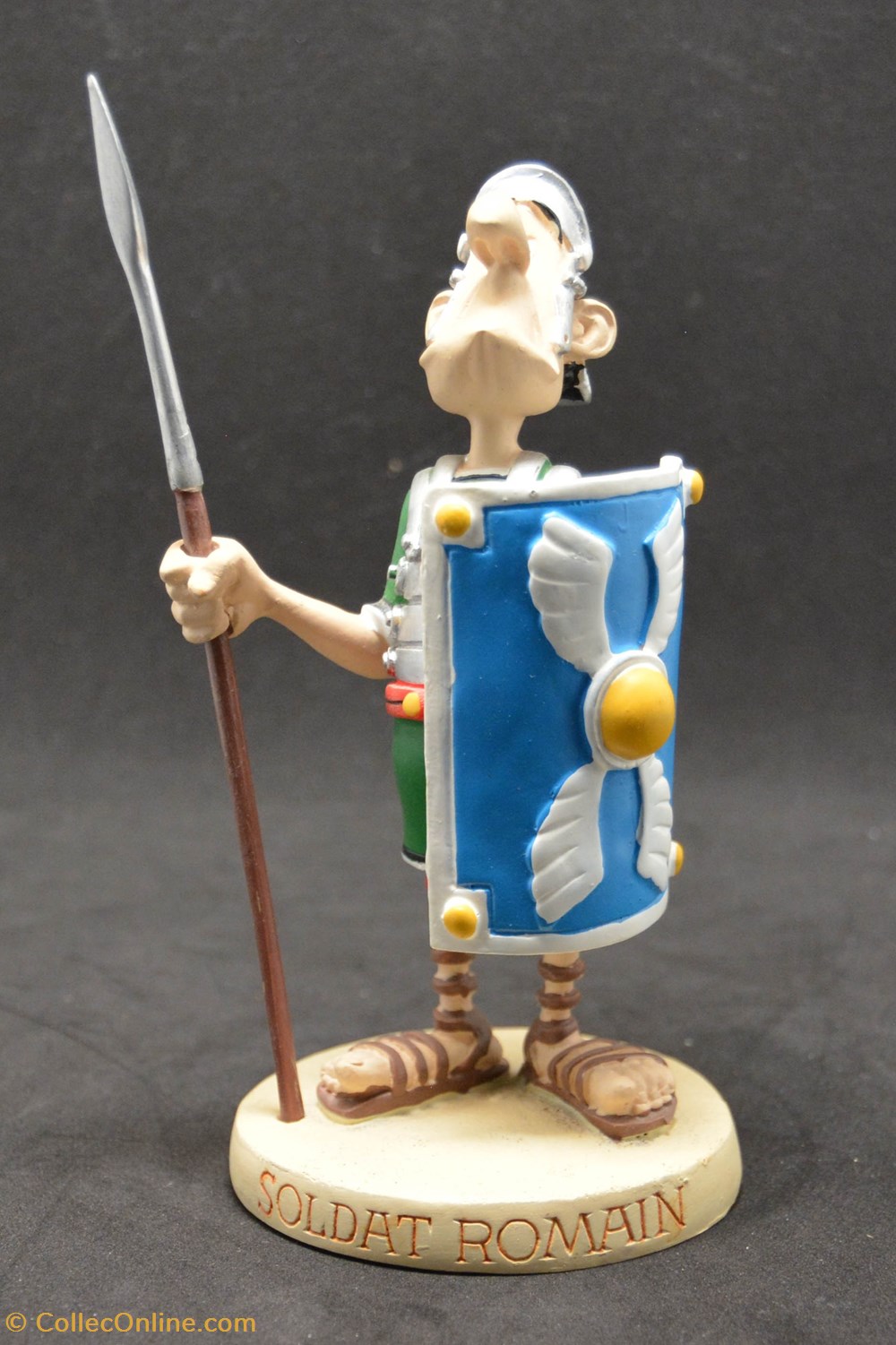 figurines 15 soldat romain au garde a vous
