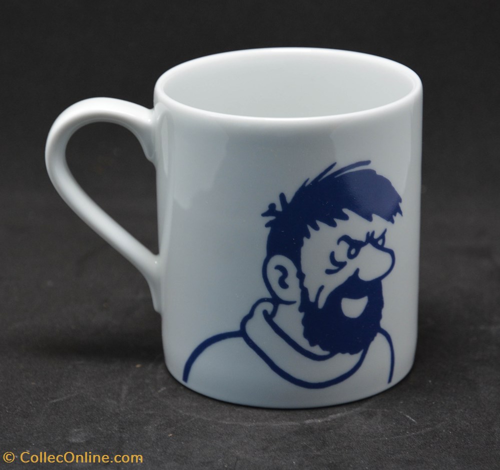 Mug - Moulinsart - 2019 - Série "Portrait" - Capitaine Haddock 4 de la table argenterie service the cafe tass mug moulinsart 2019 serie portrait capitaine haddock