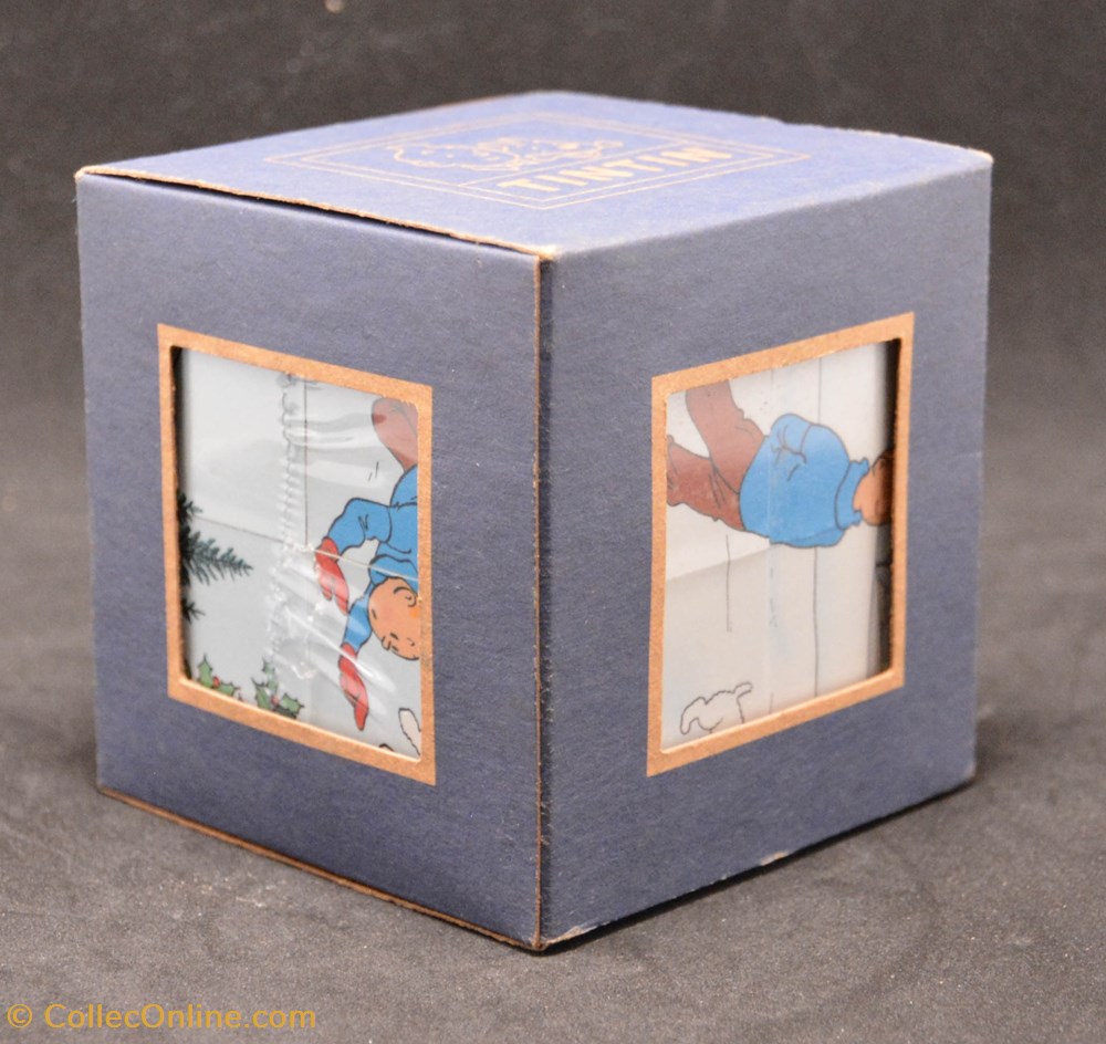 Moulinsart - Cube - Tintin aux sports d'hiver jeux de societe jouets casse tete puzzle moulinsart cube tintin aux sports hiver