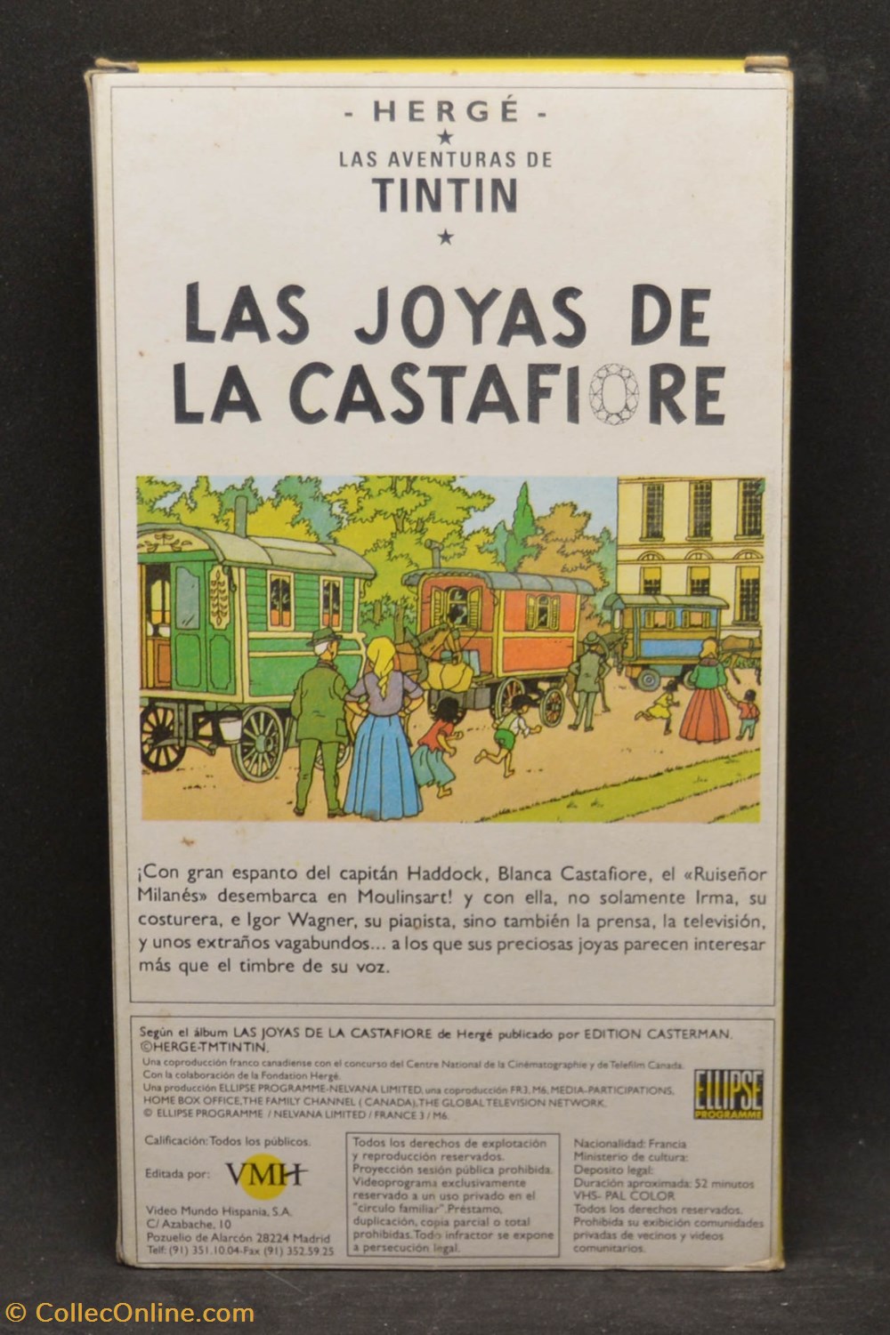 VHS - Ellipse - Espagnol - Las joyas de la Castafiore divers film dvd blu ray vhs ellipse espagnol las joyas de la castafiore