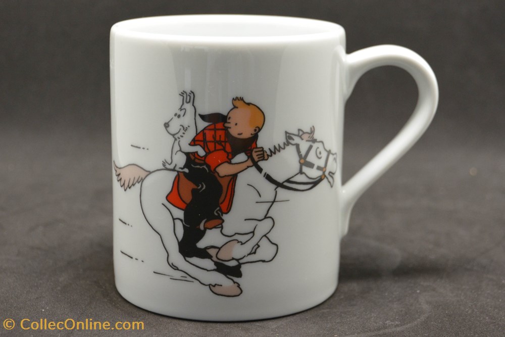 Mug - Moulinsart - 2022 - Tntin en Amérique de la table argenterie service the cafe tasses mugs mug moulinsart 2022 tntin en amerique