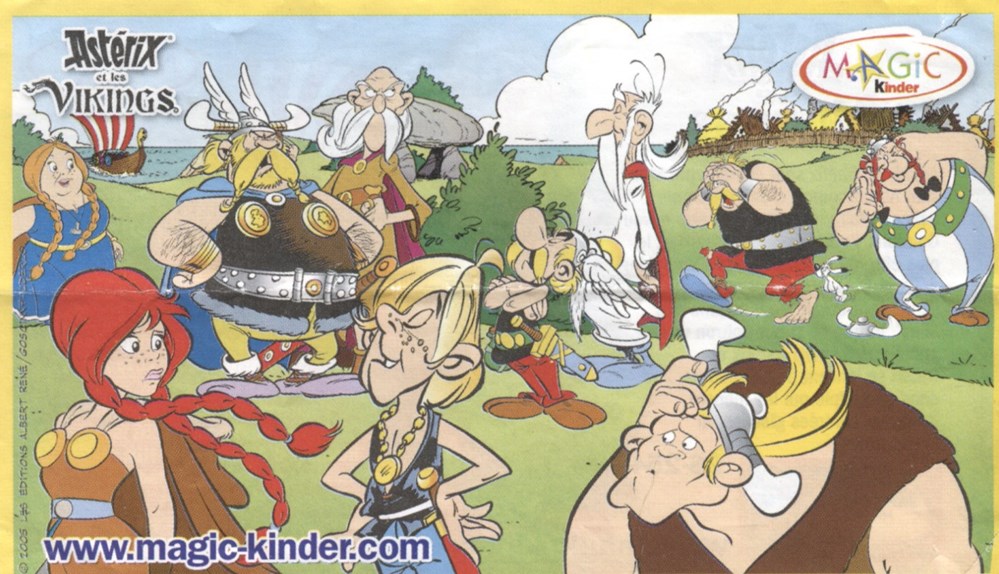 Série 04 - Astérix et les Vikings - 2006 - 2S-254 - Goudurix - Notice figurines serie 04 asterix et les vikings 2006 2s 254 goudurix notice