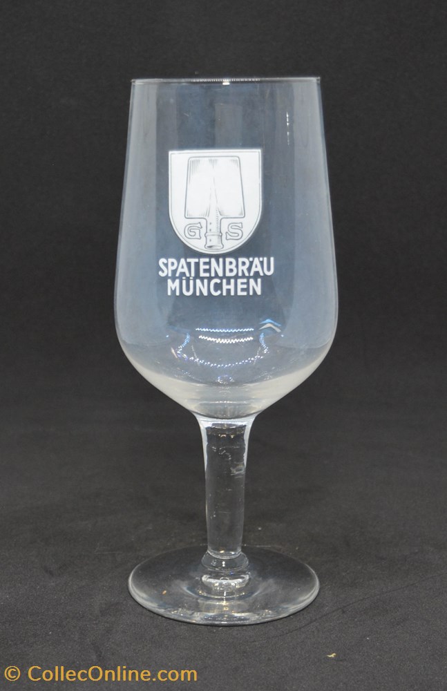 Spatenbraü art de la table argenterie bistrot alimentation verre spatenbrau