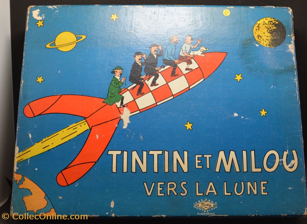Montbrison - Tintin et Milou vers la Lune jeux de societe jouets montbrison tintin et milou vers la lune