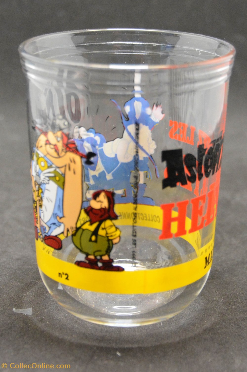 art de la table argenterie verres serie 029 1999 maille n 2 asterix chez les helvetes