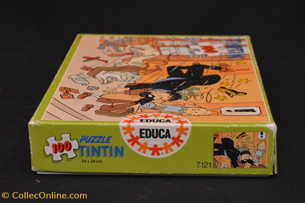 Educa - 1992 - 100 pièces - L'affaire Tournesol 3 jeux jouet puzzle educa 1992 100 pieces affaire tournesol