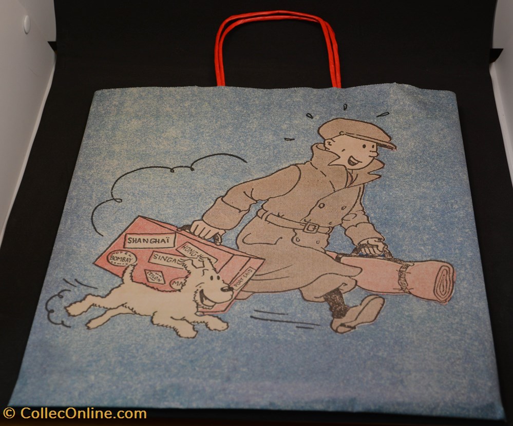 Sac Kraft - Moulinsart - 2018 - 32x34 - Tintin revient diver sac kraft moulinsart 2018 32x34 tintin revient