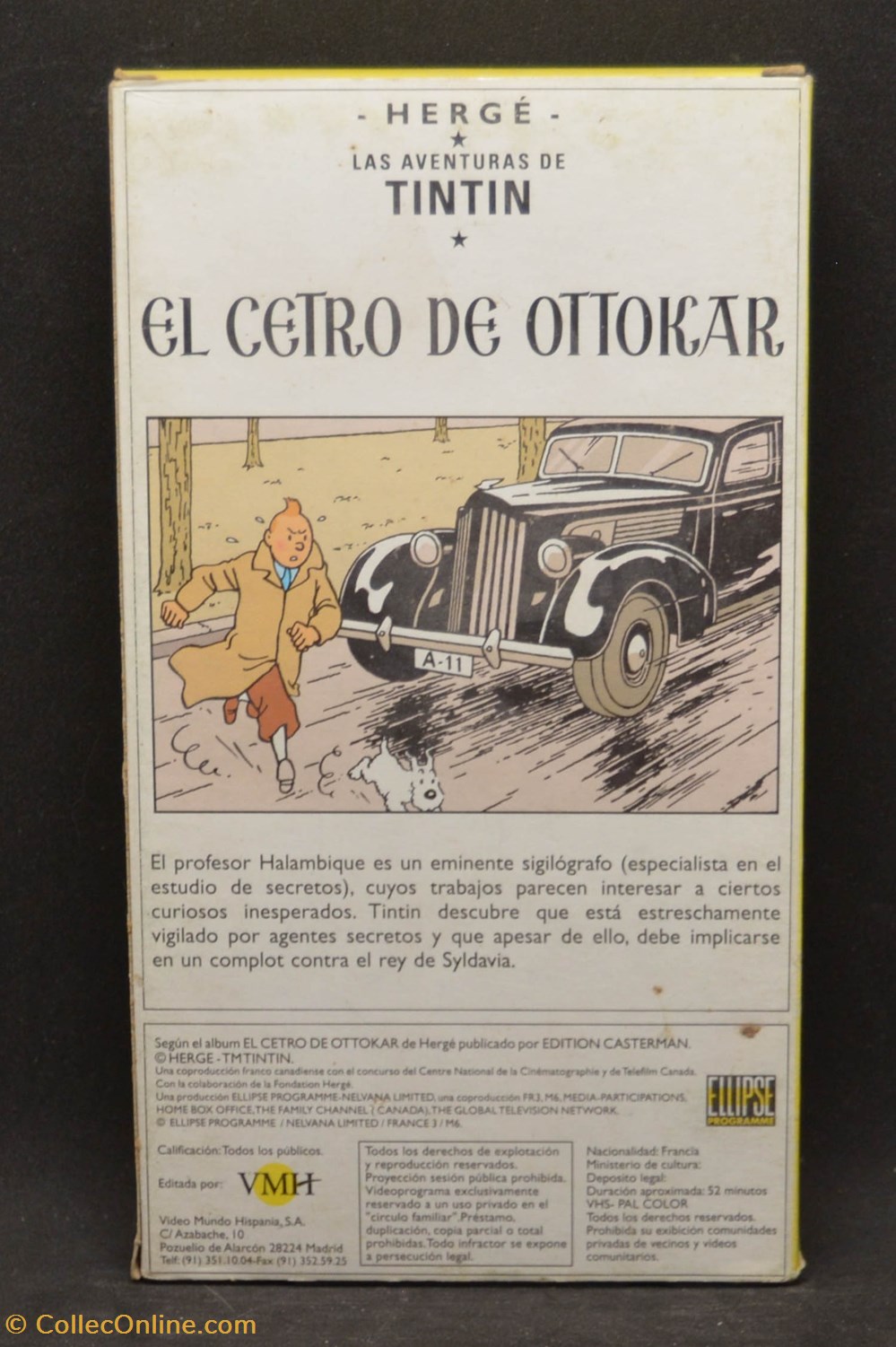 VHS - Ellipse - Espagnol - El cetro de Ottokar divers film dvd blu ray vhs ellipse espagnol el cetro de ottokar