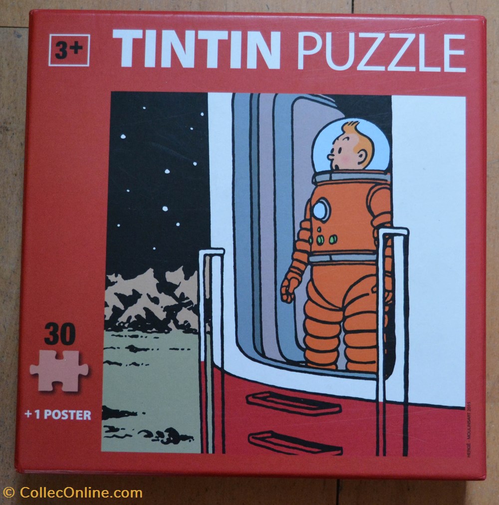 Moulinsart - 2015 - 30 pièces - Allunissage jeux de societe jouets casse tete puzzle moulinsart 2015 30 pieces allunissage