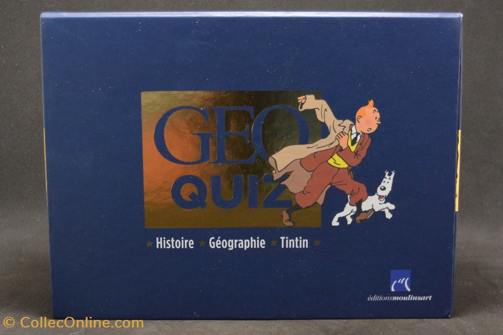 Moulinsart - Géo Quizz - Edition de luxe jeux societe jouets moulinsart geo quizz edition de luxe