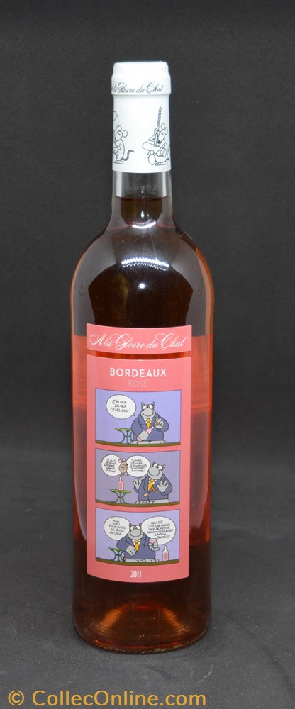 bistrot alimentation bouteille vin a la gloire du chat rose 2011