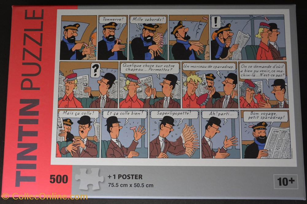 Moulinsart - 500 pièces - Le sparadrap jeux jouet puzzle moulinsart 500 pieces le sparadrap