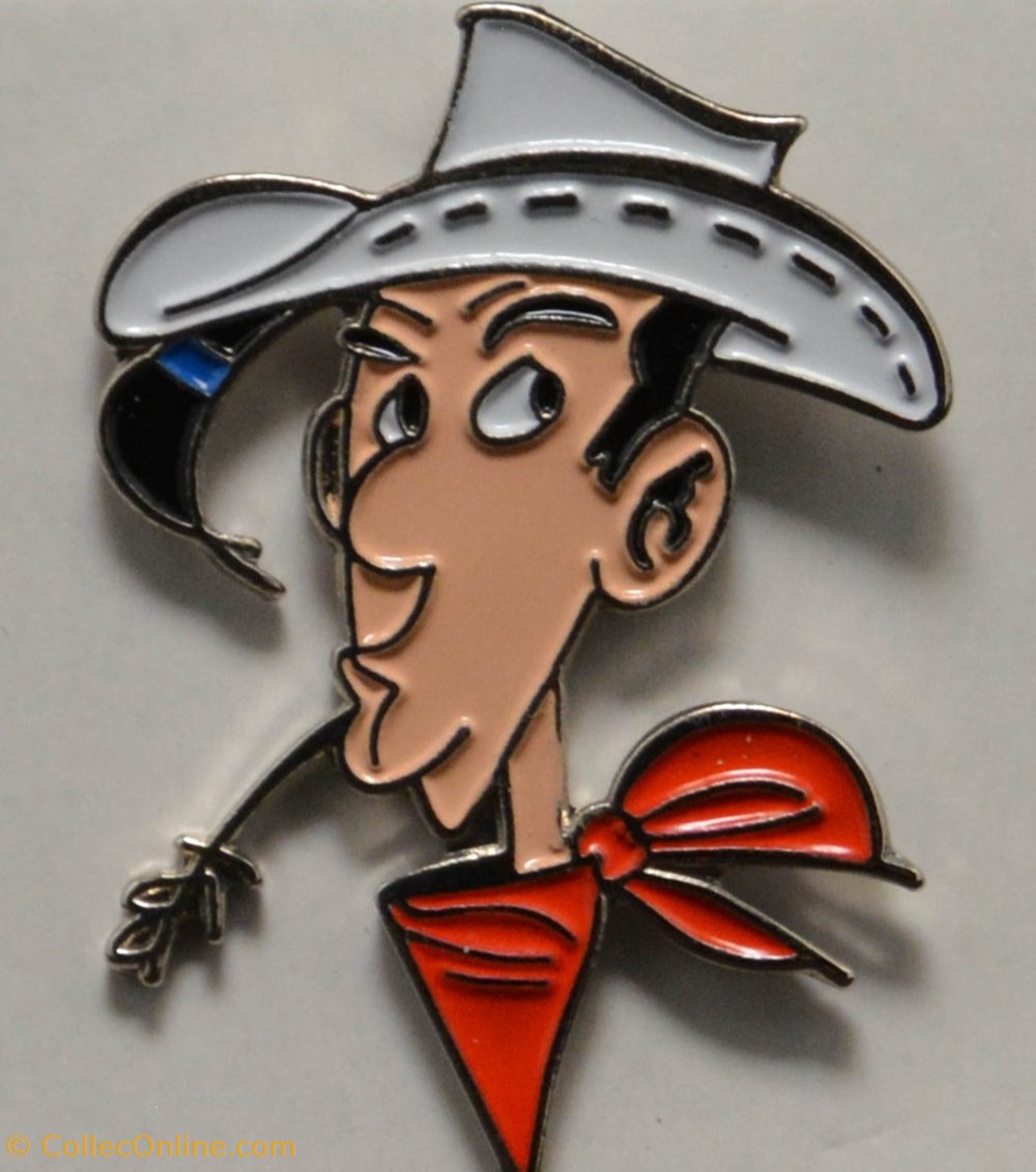 divers pin badges lucky luke editions atlas