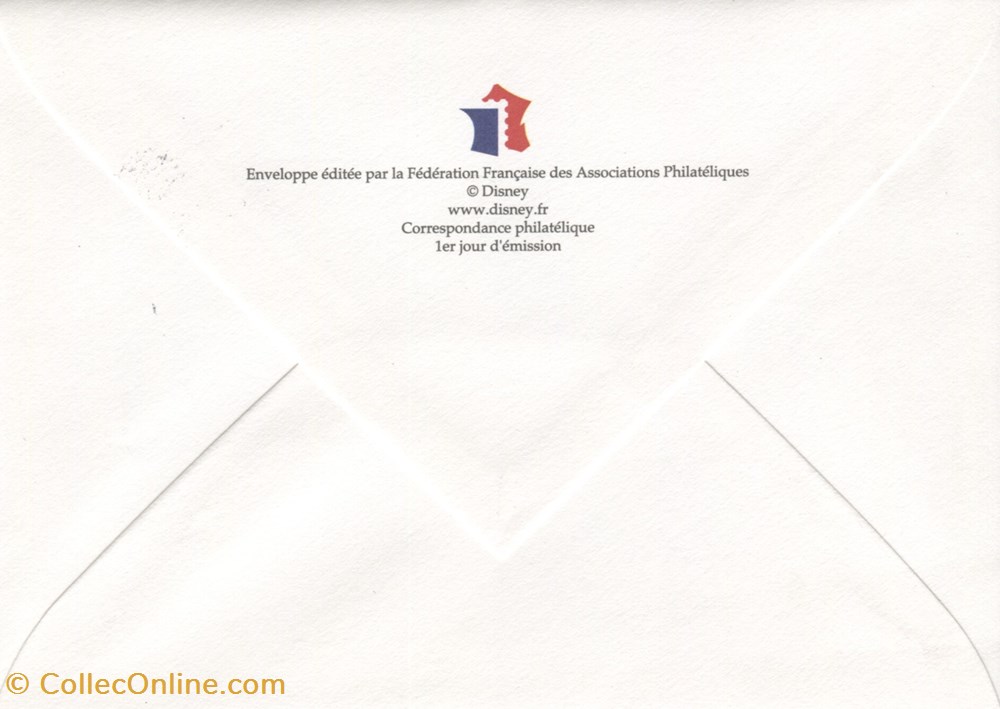 france enveloppe cachet 2004 fete du timbre mickey