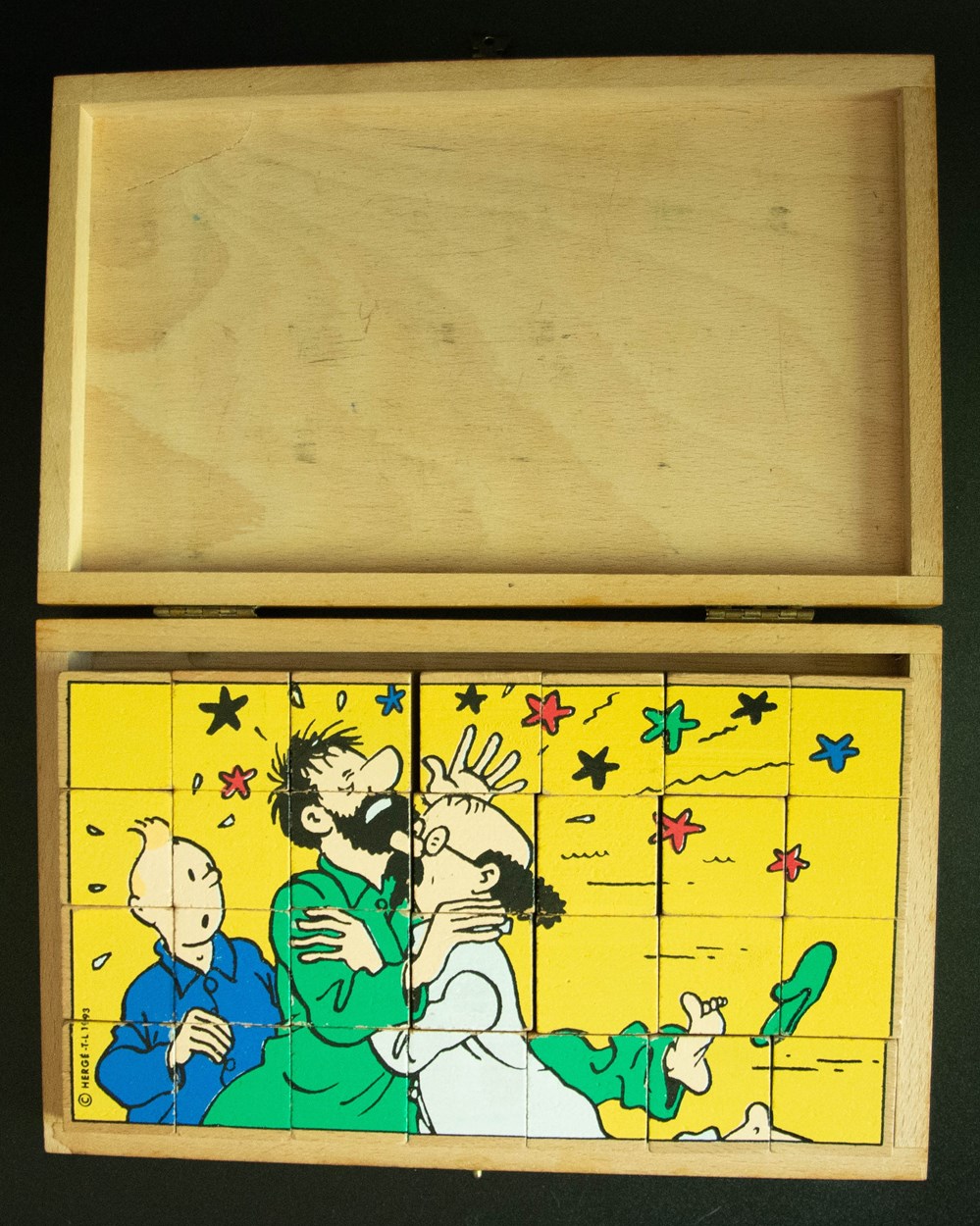 Coffret cubes - 1993 - Tintin, Haddock et Tournesol divers coffret cubes 1993 tintin haddock et tournesol