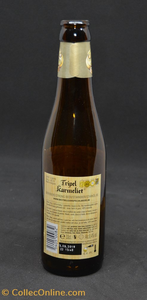 Karmeliet - Triple - Blonde - BE - 8,4% - 33cl art la table argenterie bistrot alimentation bouteilles karmeliet triple blonde be 8 4 33cl