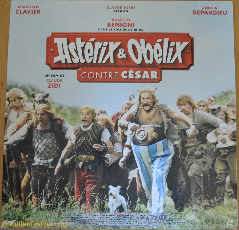 Laser Disc - 1999 - Astérix & Obélix contre César divers film dvd blu ray laser disc 1999 asterix obelix contre cesar