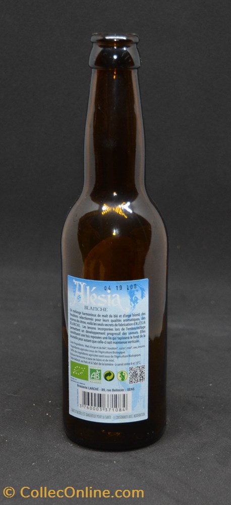 Alésia - Blanche - FR - 4,1% - 33cl art de table argenterie bistrot alimentation bouteille alesia blanche fr 4 1 33cl