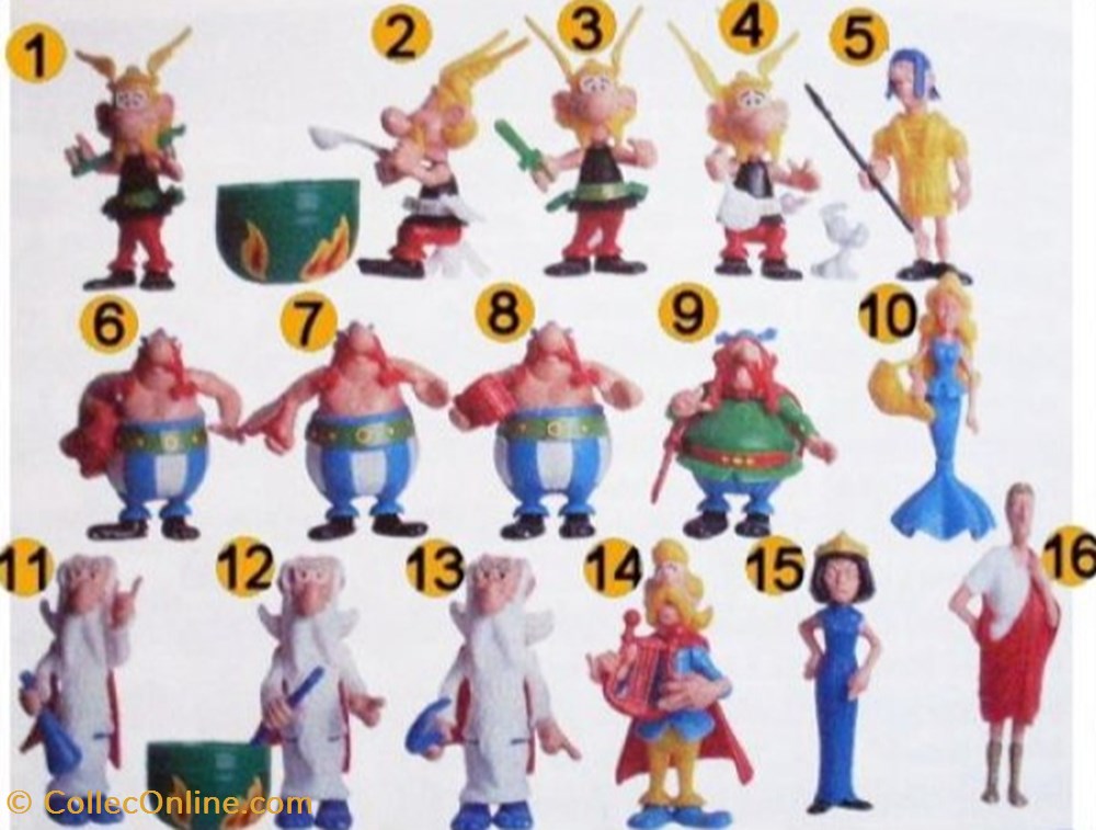 Série 01 - Astérix et Obélix - 1990 figurines serie 01 asterix et obelix 1990