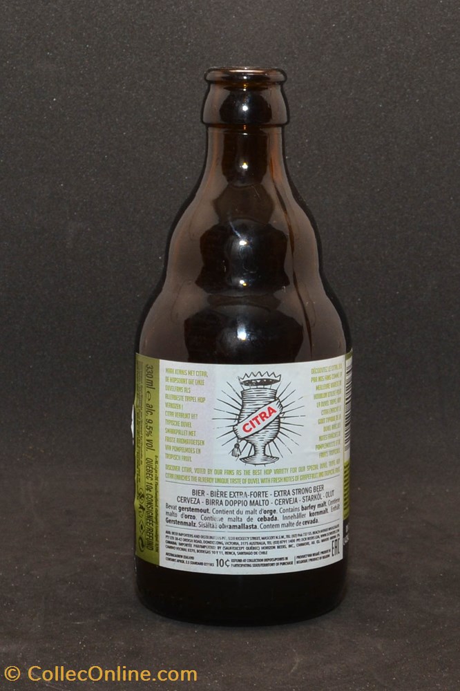 Duvel - Triple - Citra - BE - 9,5% - 33cl art de la table argenterie bistrot alimentation bouteille duvel triple citra be 9 5 33cl