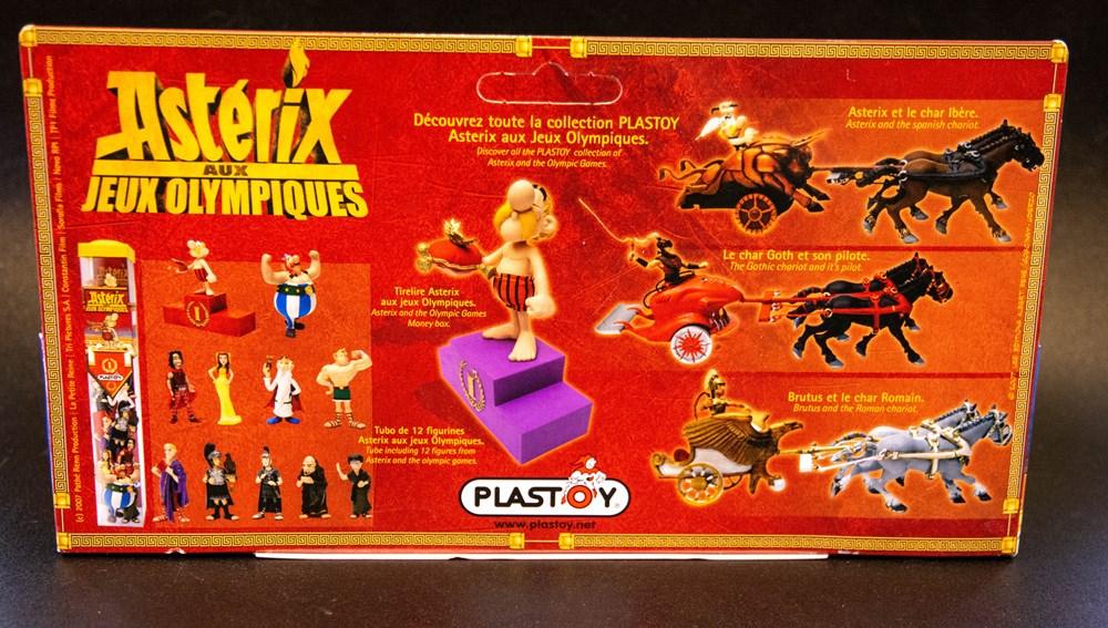 Plastoy - 2007 - Astérix aux jeux olympiques - Le char Goth et son pilote de societe jouets figurines collectionner plastoy 2007 asterix aux jeux olympiques le char goth et son pilote