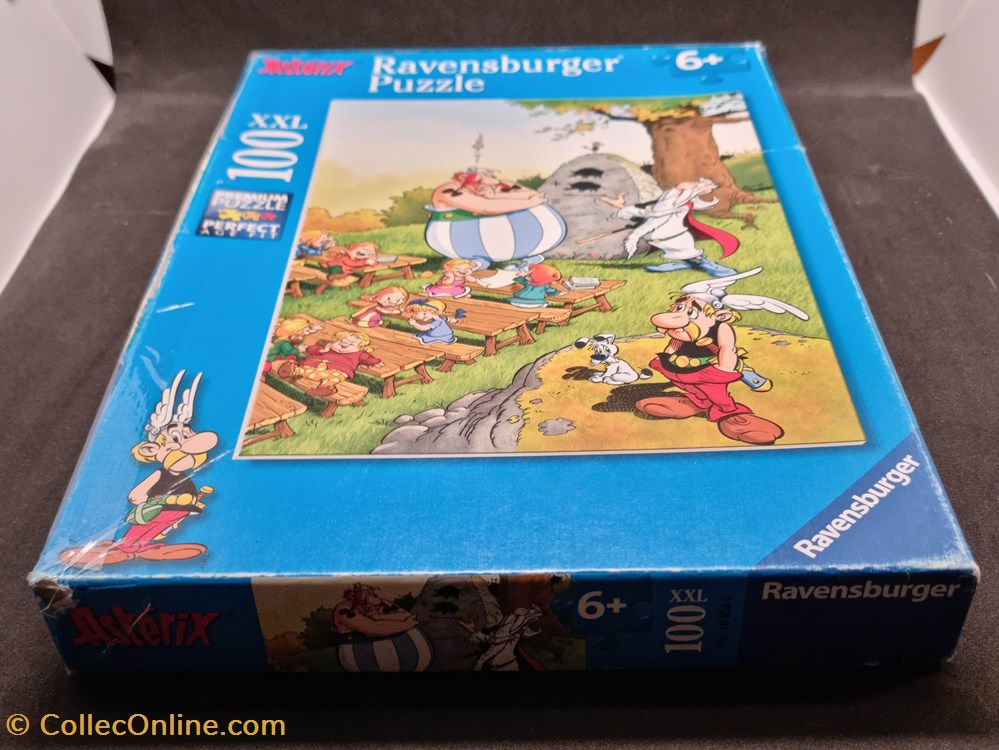 jeux jouets puzzle ravensburger 2005 100 pieces obelix ecolier