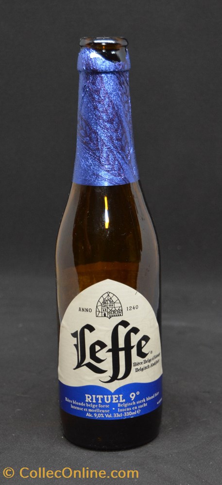 Leffe Rituel - Blonde - BE - 9% - 33cl art la table argenterie bistrot alimentation bouteille leffe rituel blonde be 9 33cl