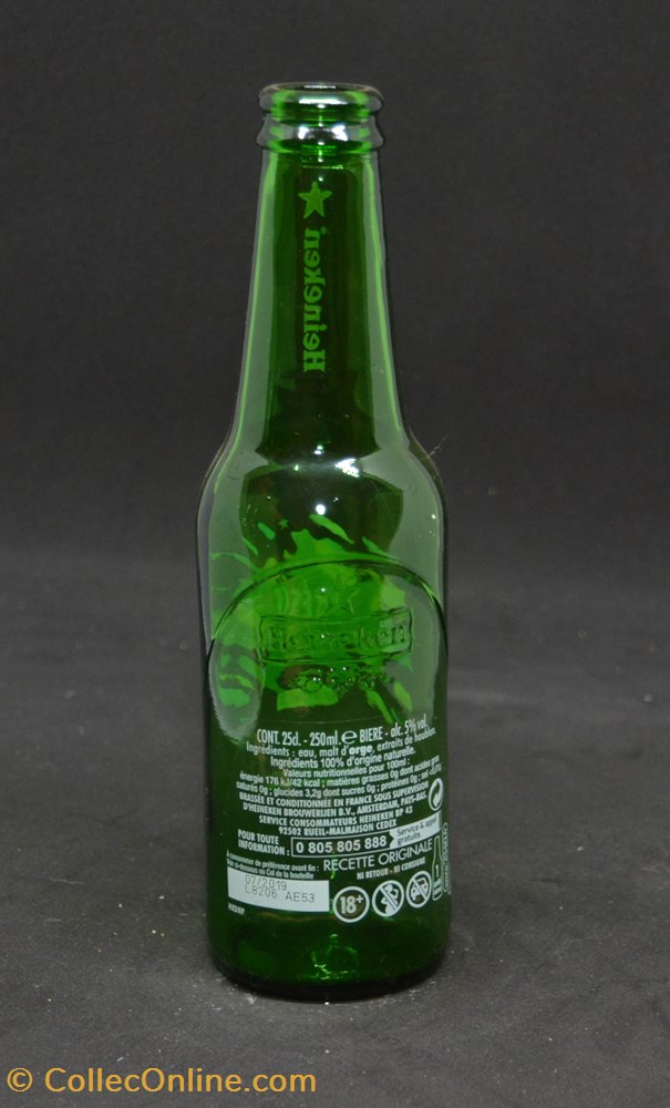 Heineken - Brésil - Blonde - FR - 5% - 25cl art la table argenterie bistrot alimentation bouteille heineken bresil blonde fr 5 25cl