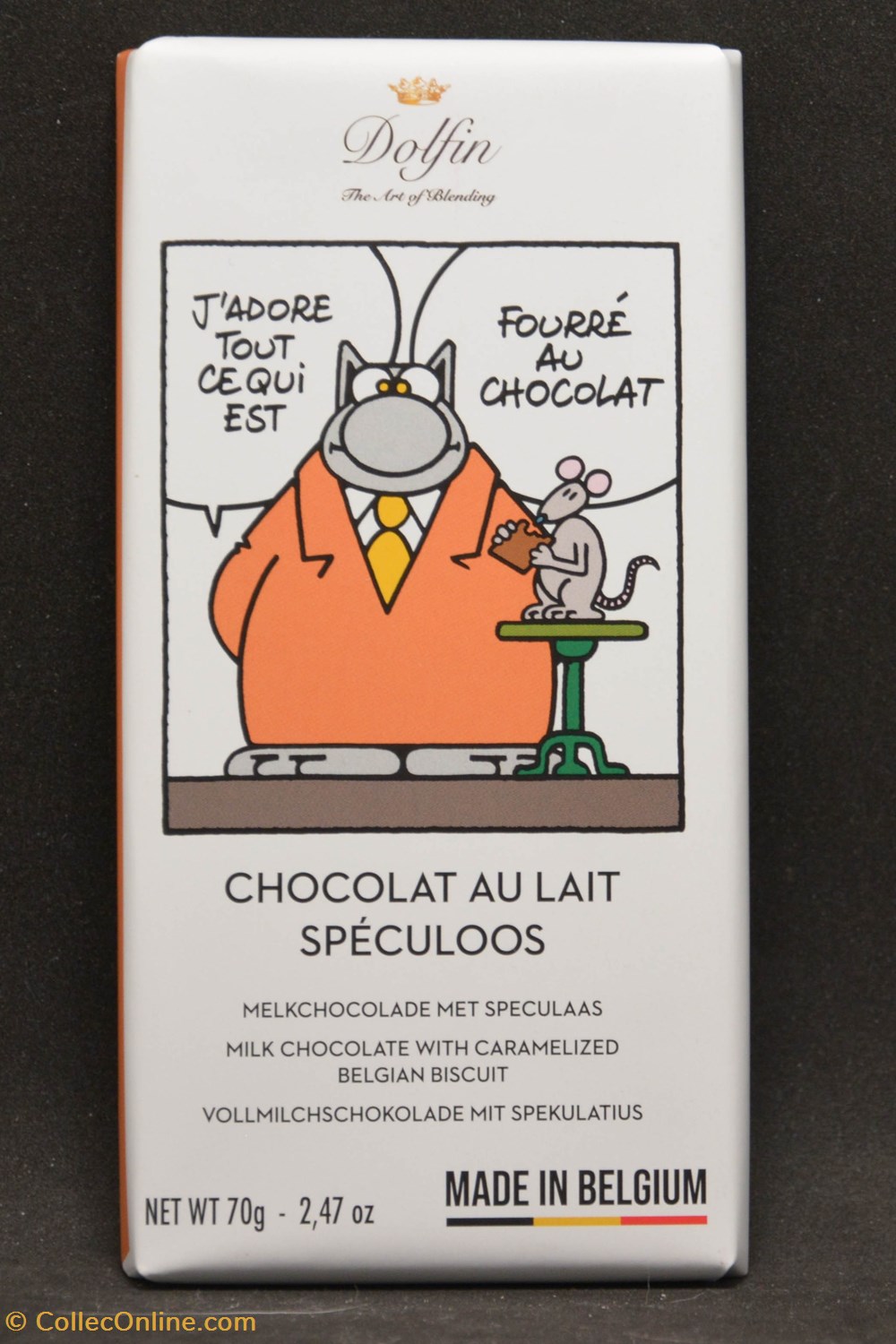 divers chocolat dolfin 70g chocolat au lait speculoos