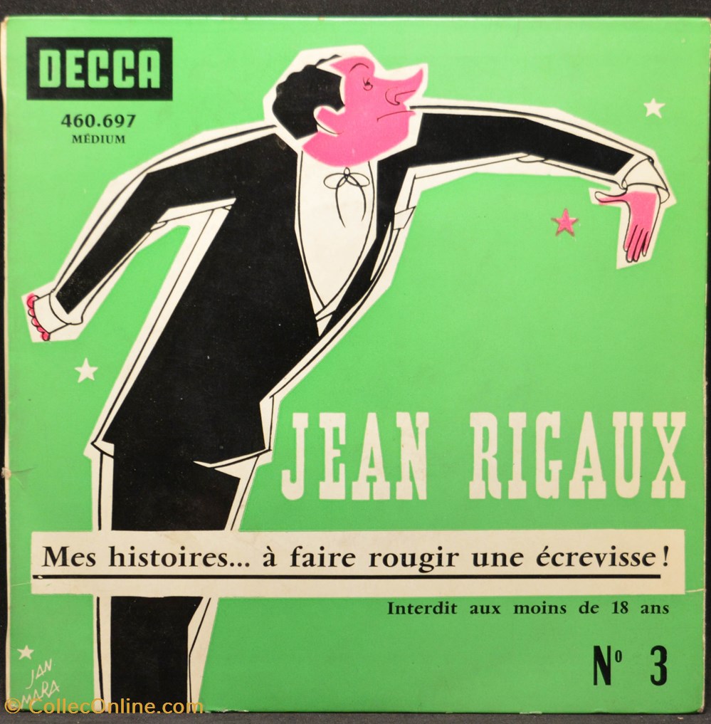 Vinyl - 45 tours - Jean Rigaux - n°3 divers vinyl 45 tours jean rigaux n 3