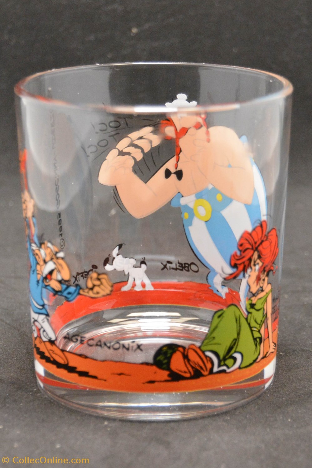 1995 - Nutella - Obélix, Agecanonix et Mme Agecanonix art de table argenterie verres 1995 nutella obelix agecanonix et mme agecanonix