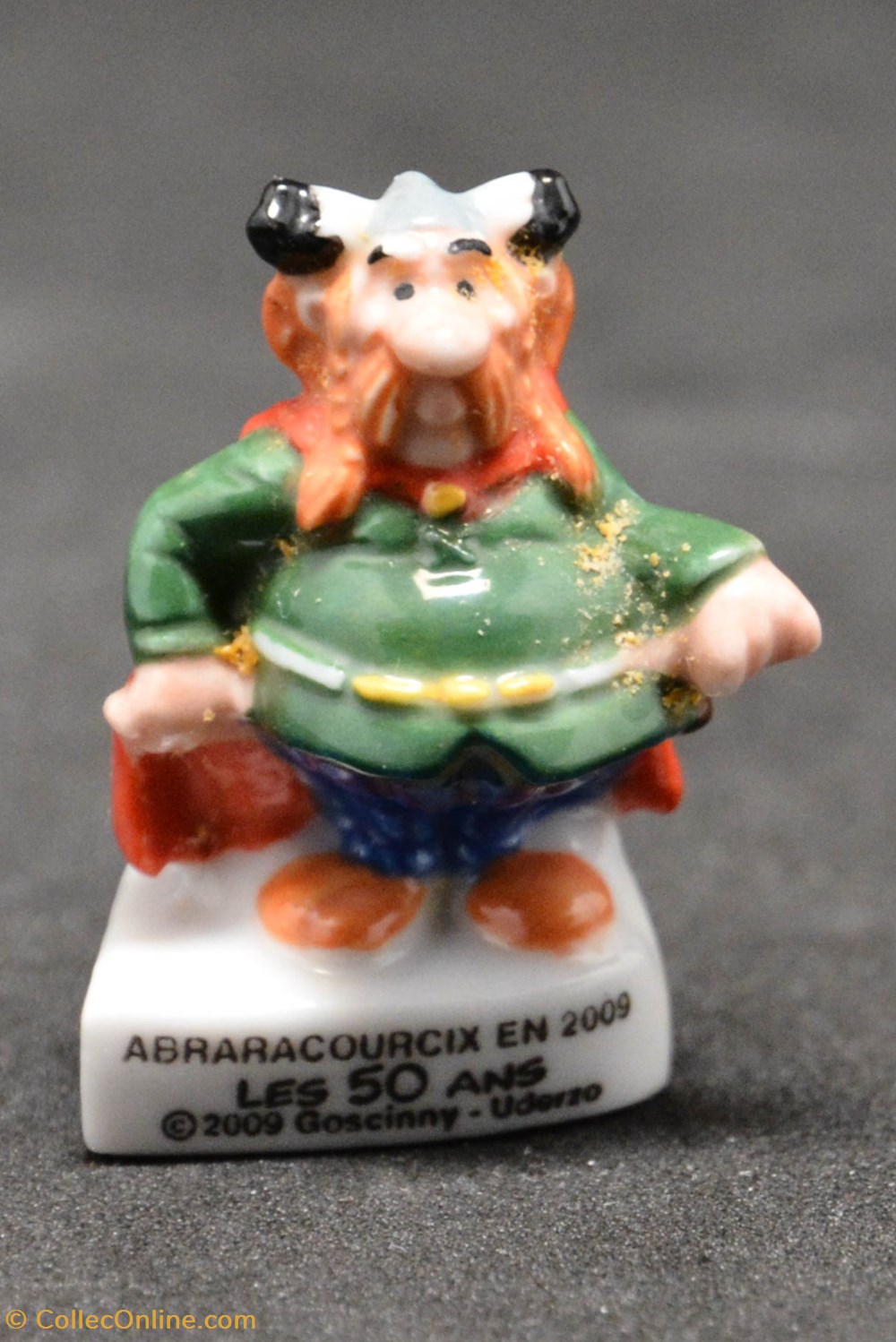 2009 - Série "Les 50 ans d'Astérix" - Abraracourcix en 2009 divers feves 2009 serie les 50 ans asterix abraracourcix en 2009