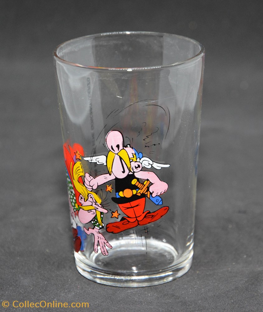 Série 011 - 1980 - Astérix et Assurancetourix art de la table argenterie verres serie 011 1980 asterix et assurancetourix