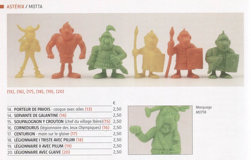Glaces Motta - 1980 figurines glaces motta 1980