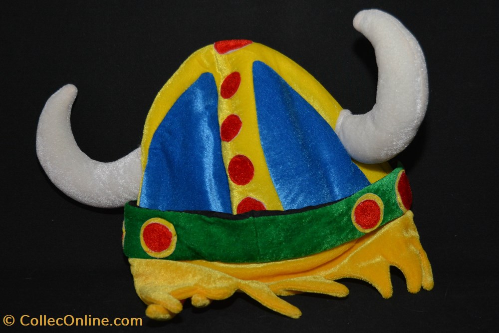 Chapeau viking - Parc Astérix - 2006 - 26 cm 2 jeux jouets peluches chapeau viking parc asterix 2006 26 cm