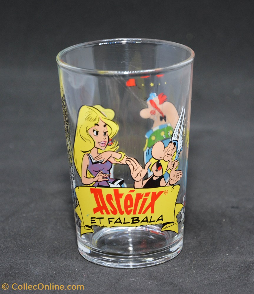 Série 032 - 2000 - Amora - n°2 - Astérix et Falbala - Petit art de table argenterie verres serie 032 2000 amora n 2 asterix et falbala petit