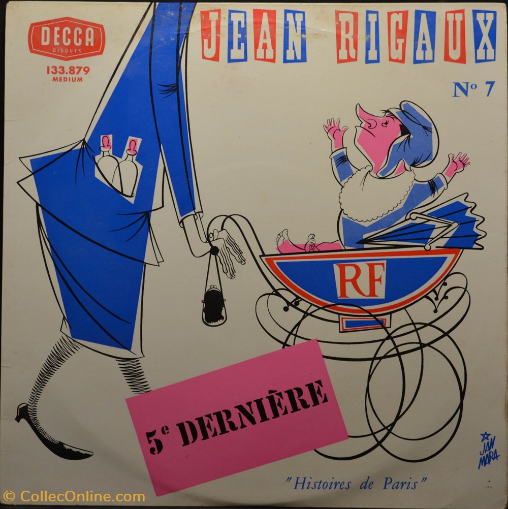 divers vinyl 33 tours jean rigaux n 7