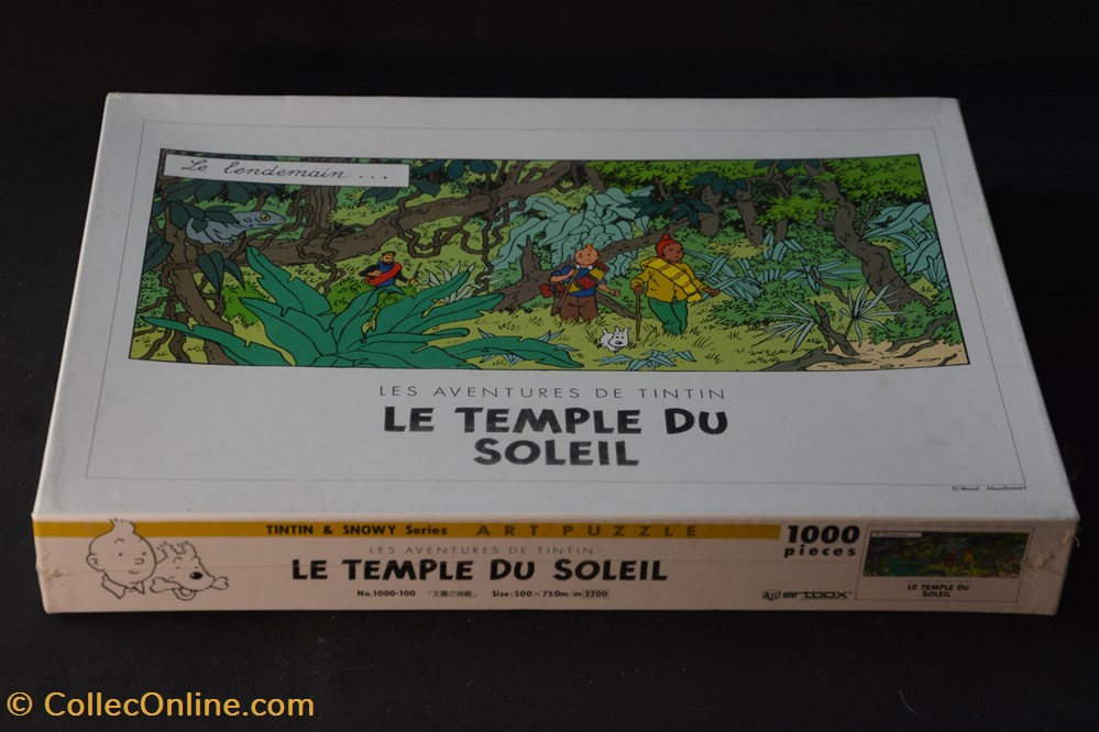 ArtBox - Japon - Années 90 - 1000 pièces - Le temple du soleil 5 jeux jouet puzzle artbox japon annees 90 1000 pieces le temple du soleil