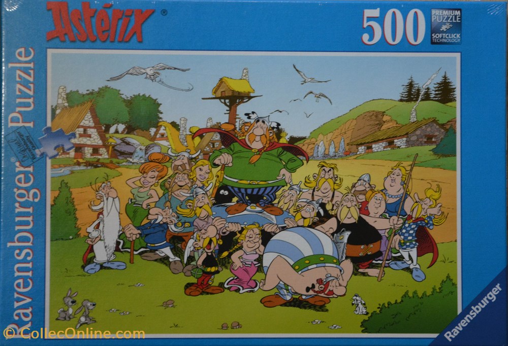 jeux de societe jouets casse tete puzzle ravensburger 2012 500 pieces asterix et son village