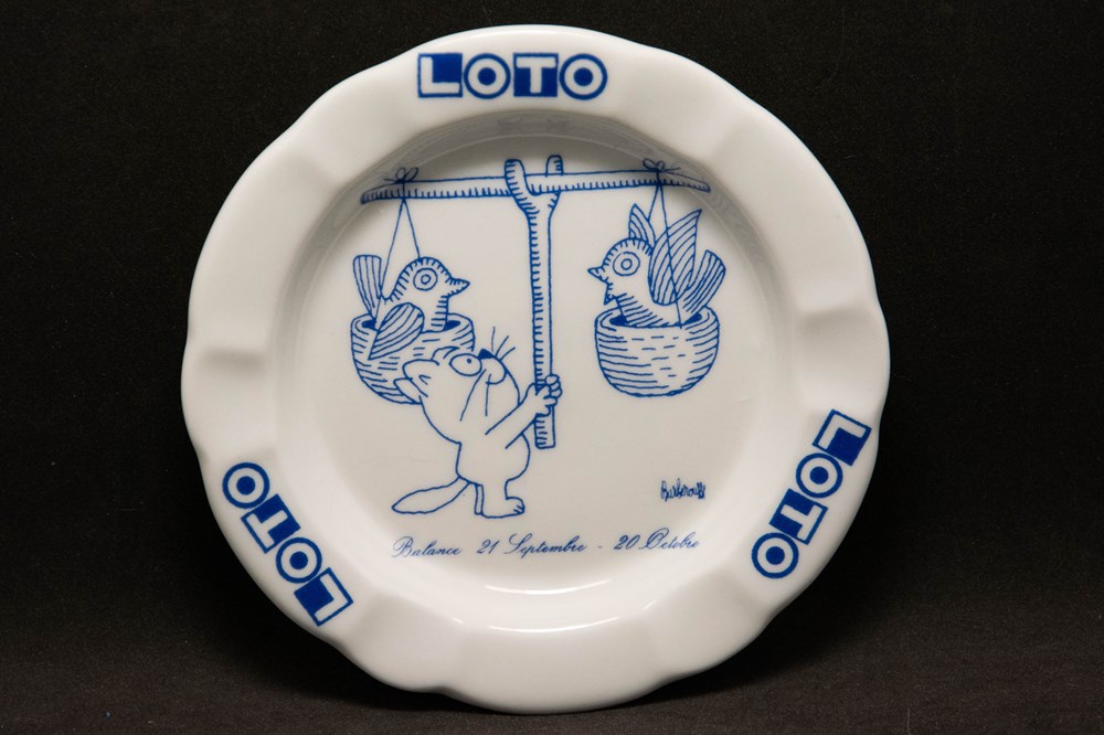 Cendrier Loto - Balance art de table argenterie bistrot alimentation cendrier loto balance