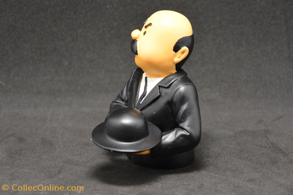 figurine buste dupond avec chapeau