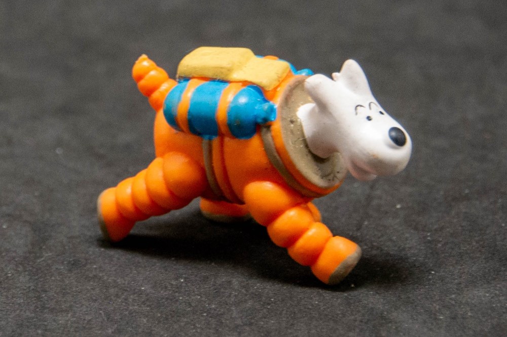 figurines lu 1994 milou cosmonaute