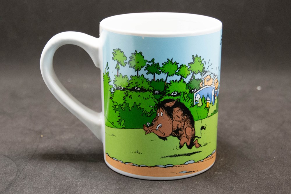 art de la table argenterie service the cafe tasses mugs mug parc asterix asterix et sanglier