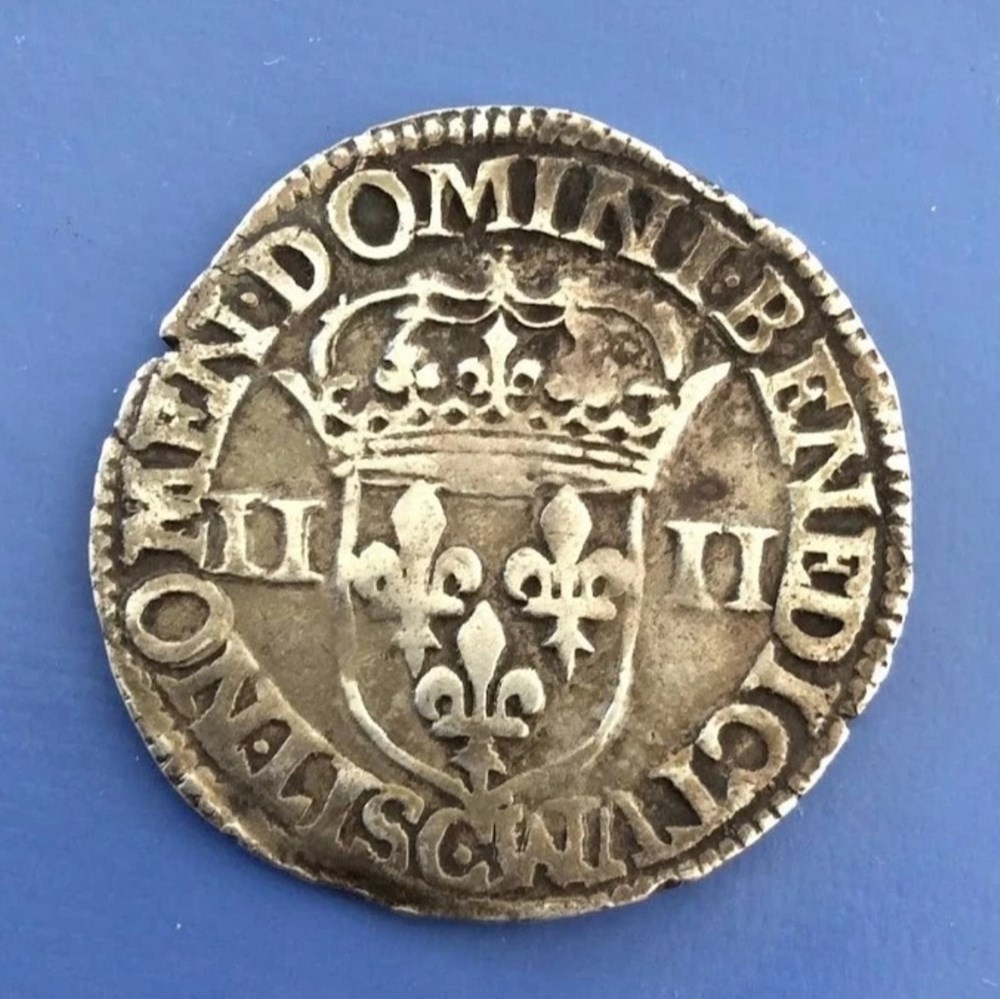 monnaies europe medievale france royales quart ecu henri iv 1608 c